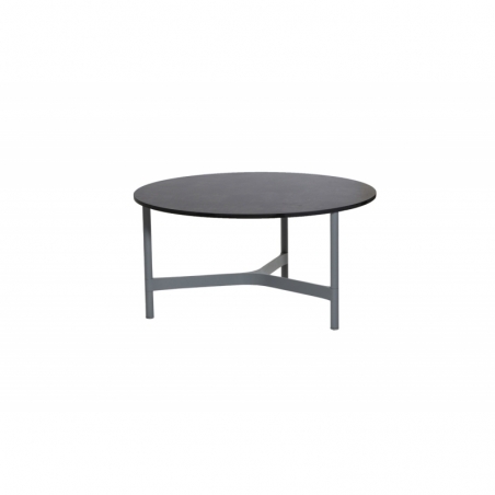 Table TWIST ronde Ø90cm pieds gris clair