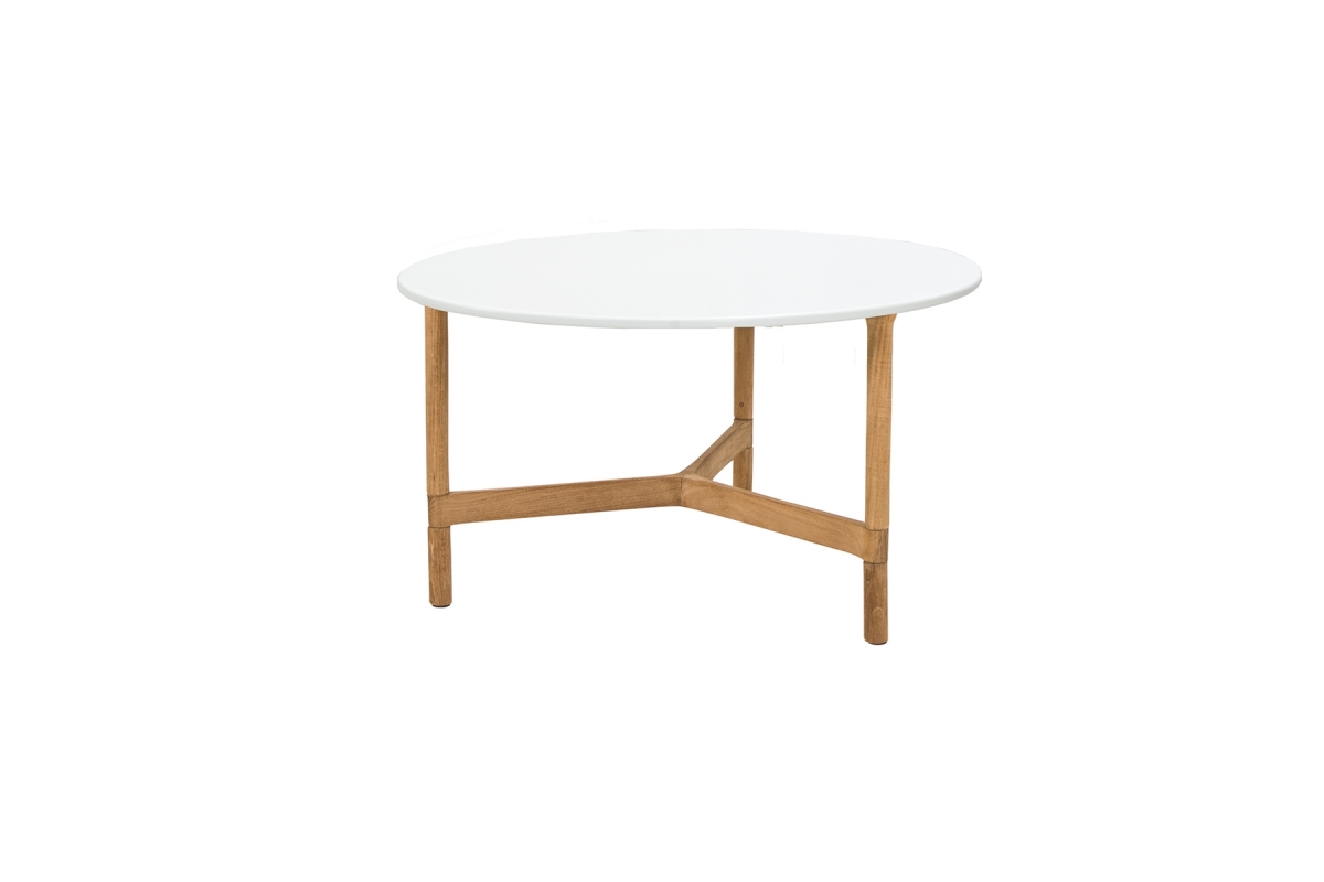 Table TWIST ronde Ø70cm pieds bois