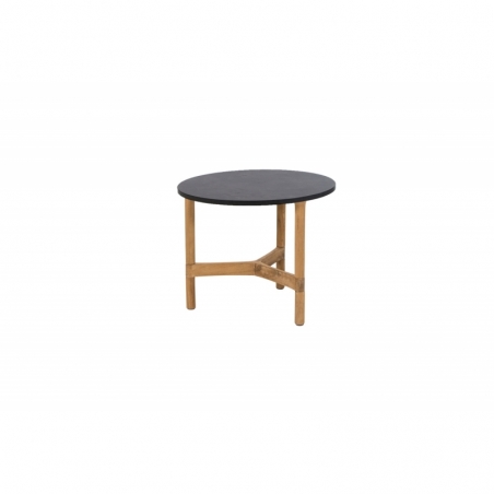 Table TWIST ronde Ø45cm pieds bois