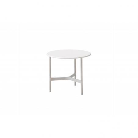 Table TWIST ronde Ø45cm pieds blancs