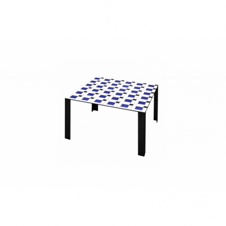 Table COCO imprimé bleu