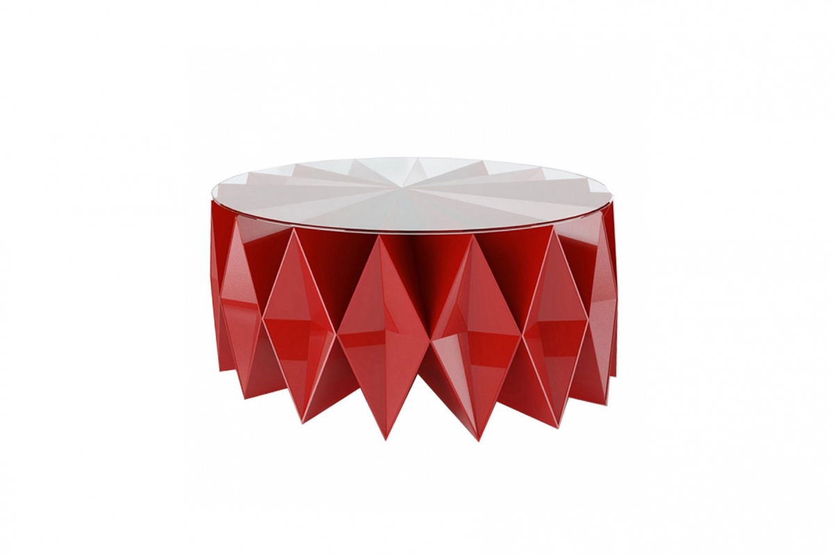 Table basse COLLETTO rouge